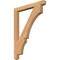 Ekena Millwork Balboa Craftsman Smooth Bracket, Western Red Cedar, 3 1/2"W x 36"D x 48"H BKT04X36X48BOA04SWR - alternate 1